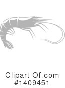 Shrimp Clipart #1409451 by Vector Tradition SM