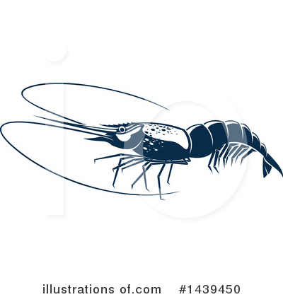 Royalty-Free (RF) Shrimp Clipart Illustration by Vector Tradition SM - Stock Sample #1439450