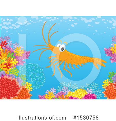 Royalty-Free (RF) Shrimp Clipart Illustration by Alex Bannykh - Stock Sample #1530758