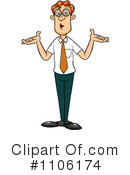 Shrugging Clipart #1106174 by Cartoon Solutions