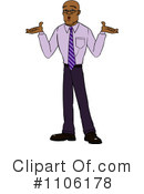 Shrugging Clipart #1106178 by Cartoon Solutions