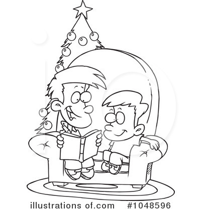 Christmas Tree Clipart #1048596 by toonaday