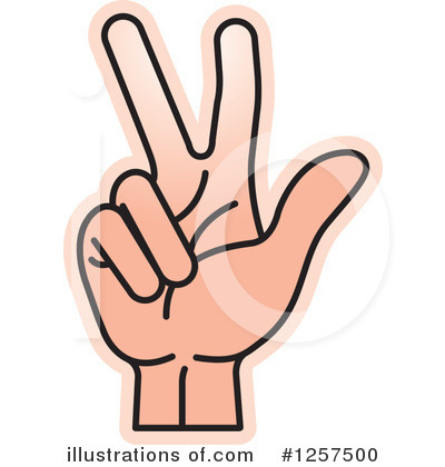 Number 3 Clipart #1257500 by Lal Perera