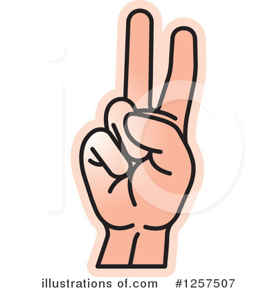 Royalty-Free (RF) Sign Language Clipart Illustration by Lal Perera - Stock Sample #1257507