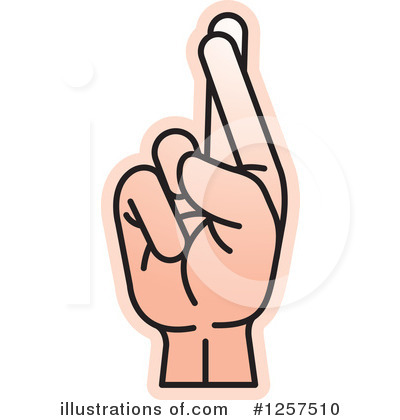 Royalty-Free (RF) Sign Language Clipart Illustration by Lal Perera - Stock Sample #1257510