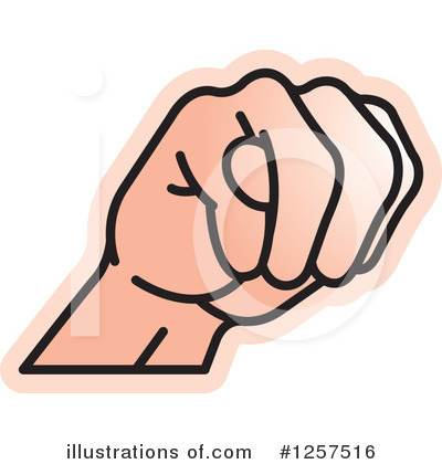 Royalty-Free (RF) Sign Language Clipart Illustration by Lal Perera - Stock Sample #1257516
