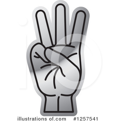 Royalty-Free (RF) Sign Language Clipart Illustration by Lal Perera - Stock Sample #1257541
