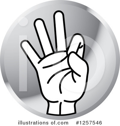 Royalty-Free (RF) Sign Language Clipart Illustration by Lal Perera - Stock Sample #1257546