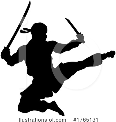 Ninja Clipart #1765131 by AtStockIllustration