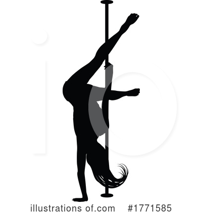 Pole Dancer Clipart #1771585 by AtStockIllustration