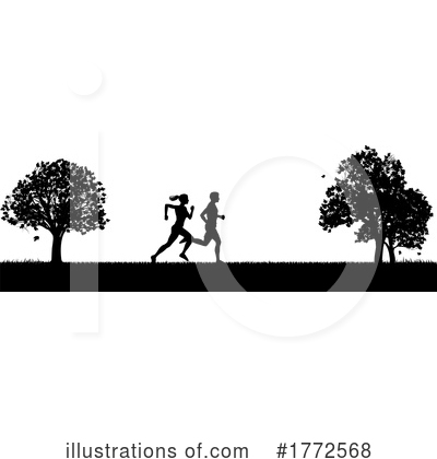 Exercising Clipart #1772568 by AtStockIllustration