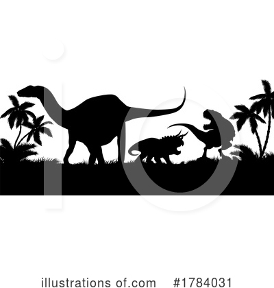 Triceratops Clipart #1784031 by AtStockIllustration