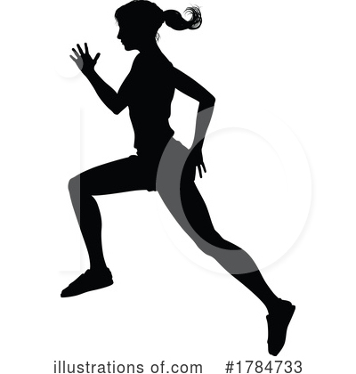 Runners Clipart #1784733 by AtStockIllustration