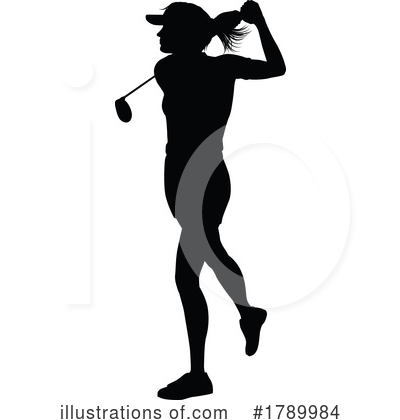 Golfer Clipart #1789984 by AtStockIllustration