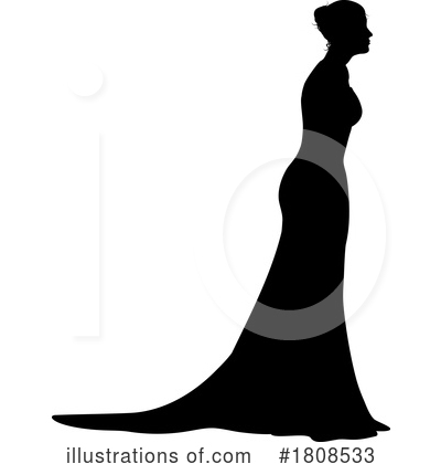 Royalty-Free (RF) Silhouette Clipart Illustration by AtStockIllustration - Stock Sample #1808533