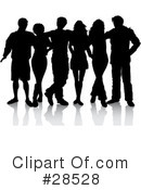 Silhouetted People Clipart #28528 by KJ Pargeter