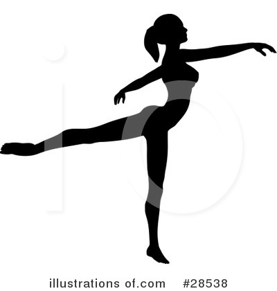 Royalty-Free (RF) Silhouetted People Clipart Illustration by KJ Pargeter - Stock Sample #28538