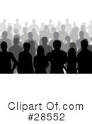 Silhouetted People Clipart #28552 by KJ Pargeter