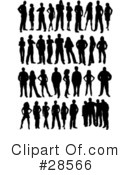 Silhouetted People Clipart #28566 by KJ Pargeter