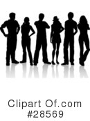 Silhouetted People Clipart #28569 by KJ Pargeter
