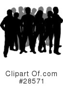 Silhouetted People Clipart #28571 by KJ Pargeter