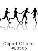 Silhouetted People Clipart #28585 by KJ Pargeter