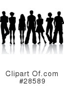 Silhouetted People Clipart #28589 by KJ Pargeter