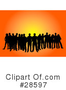 Silhouetted People Clipart #28597 by KJ Pargeter