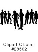 Silhouetted People Clipart #28602 by KJ Pargeter
