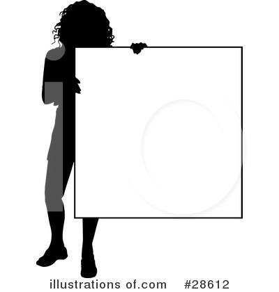 Royalty-Free (RF) Silhouetted People Clipart Illustration by KJ Pargeter - Stock Sample #28612