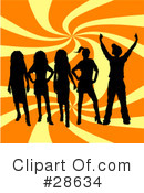 Silhouetted People Clipart #28634 by KJ Pargeter