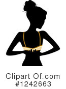 Silhouetted Woman Clipart #1242663 by BNP Design Studio