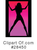 Silhouetted Woman Clipart #28450 by KJ Pargeter