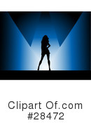 Silhouetted Woman Clipart #28472 by KJ Pargeter
