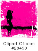 Silhouetted Woman Clipart #28490 by KJ Pargeter