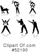 Silhouettes Clipart #52190 by dero