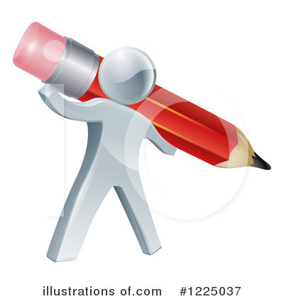Pencil Clipart #1225037 by AtStockIllustration