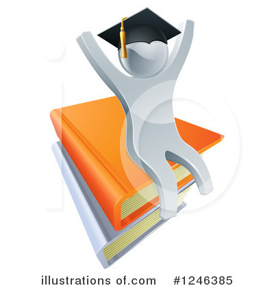 Graduate Clipart #1246385 by AtStockIllustration