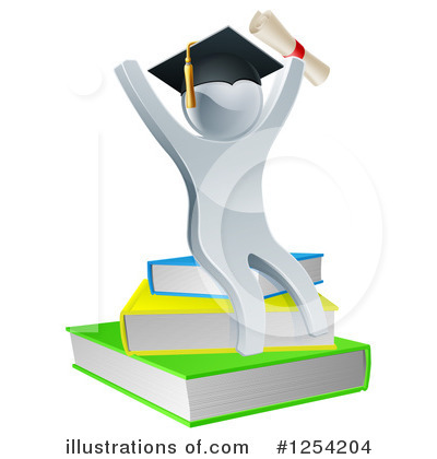 Graduation Clipart #1254204 by AtStockIllustration