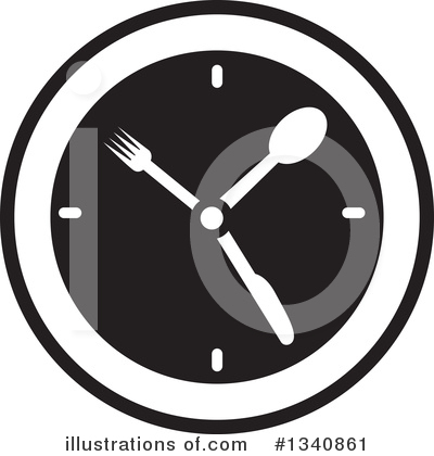 Wall Clock Clipart #1340861 by ColorMagic