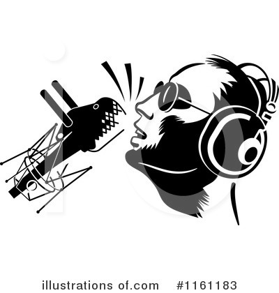 Royalty-Free (RF) Singer Clipart Illustration by Frisko - Stock Sample #1161183