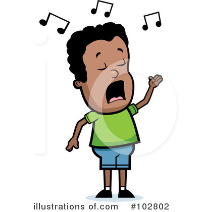 Singer Clipart #102802 by Cory Thoman