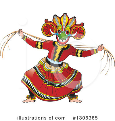 Royalty-Free (RF) Sinhala Clipart Illustration by Lal Perera - Stock Sample #1306365