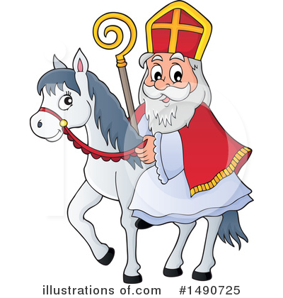 Royalty-Free (RF) Sinterklaas Clipart Illustration by visekart - Stock Sample #1490725
