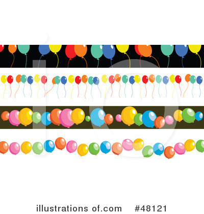 Party Balloons Clipart #48121 by Prawny