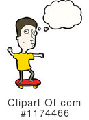 Skateboard Clipart #1174466 by lineartestpilot