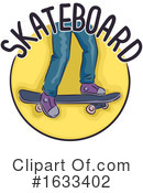 Skateboarding Clipart #1633402 by BNP Design Studio