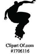 Skateboarding Clipart #1706116 by AtStockIllustration