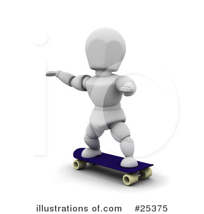Skateboarding Clipart #25375 by KJ Pargeter