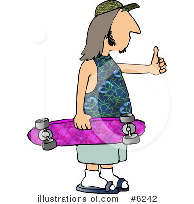 Skateboarder Clipart #6242 by djart